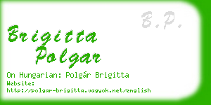 brigitta polgar business card