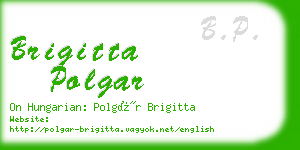 brigitta polgar business card